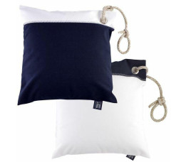 Buitenkussen set van 2 Navy-Wit